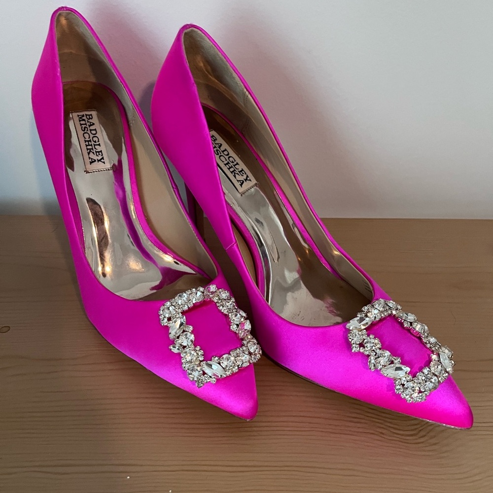 Badgley Mischka Women's Pink Heels